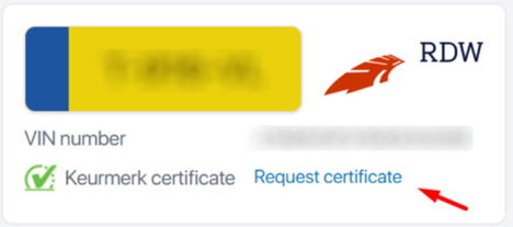 Request certificatie